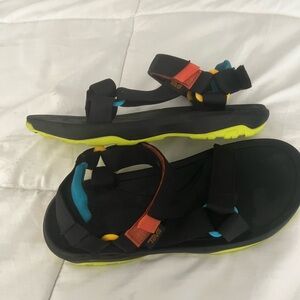 Teva Kids Sandals Black and Yellow